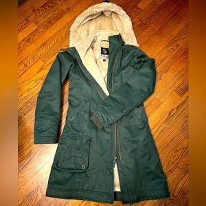 Hoodlamb Vegan Hemp Waterproof Womens Long Parka